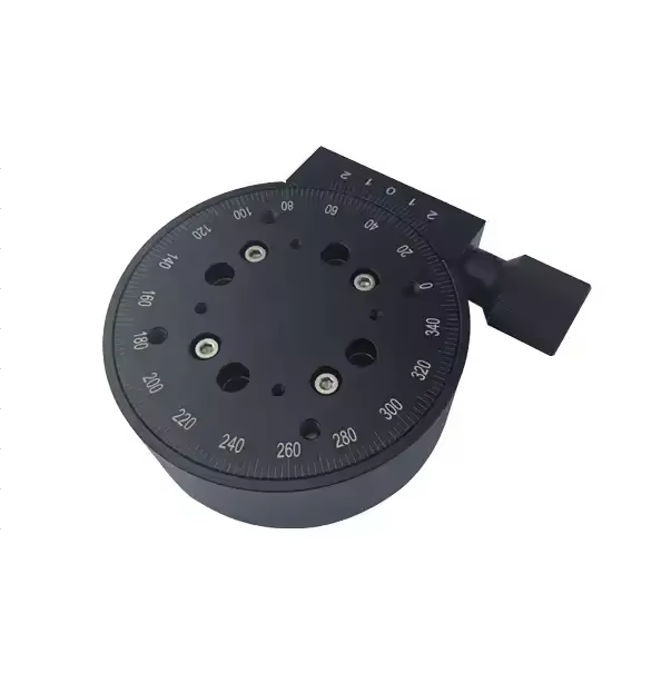 LDTSH-100WS Customize OEM Precision Shaft Design Manual Rotary Positioning Stage Platform Dimension 100mm Load Capacity 15kg