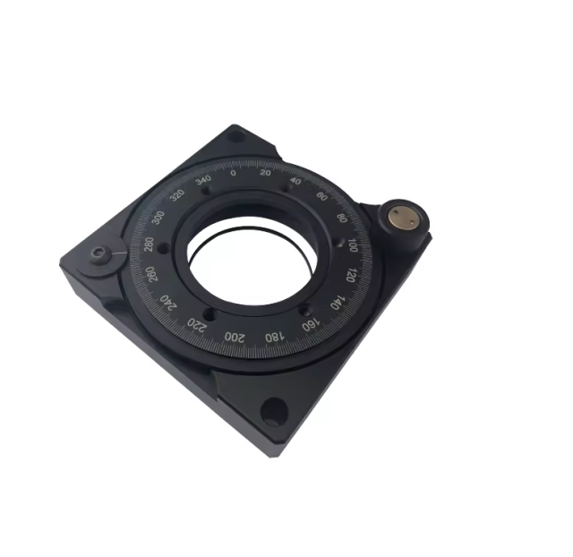 LDTSH-50MC Customize OEM Precision Shaft Design Manual Rotary Positioning Stage Platform Dimension 50mm Load Capacity 0.4kg