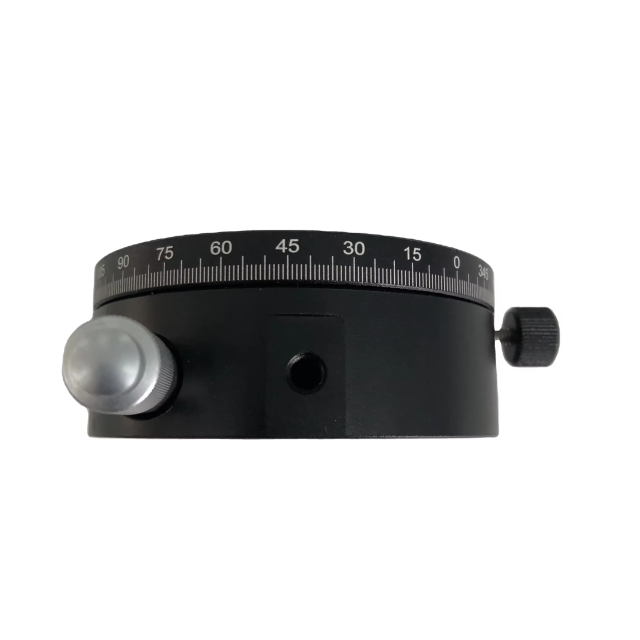 LDTSH-73TS-B Customize OEM Precision Shaft Design Manual Rotary Positioning Stage Platform Dimension 73mm Load Capacity 5kg