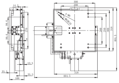 LDTDP- JG Series  Motorized XY  Integrated Positioning Stage Microscope stage with high precision