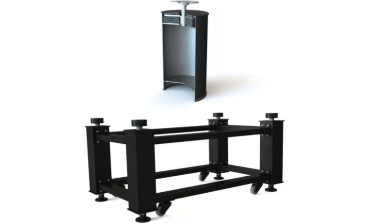 The POT-P series of solid rubber vibration isolators.