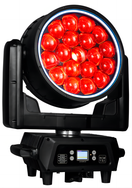 IP65 19*40W RGBW 4in1 LED Moving Head Light With LED Ring