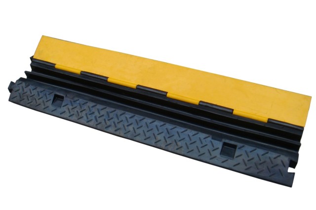 2 channel rubber cable protector