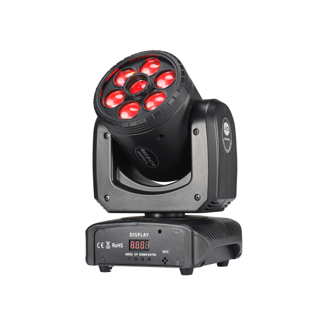 Mini bee eye pattern moving head
