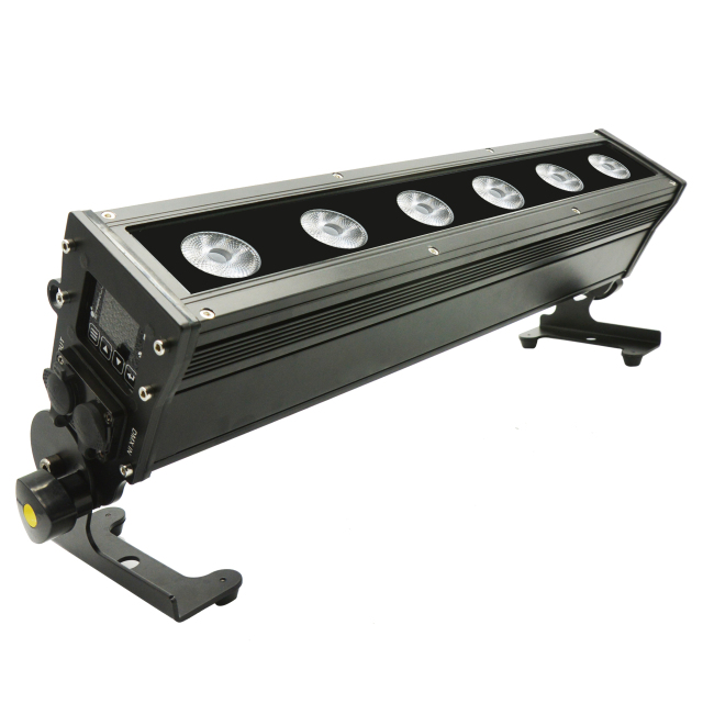 6 in 1 BATTERY POWER &  WIRELESS DMX WATER PROOF  BAR