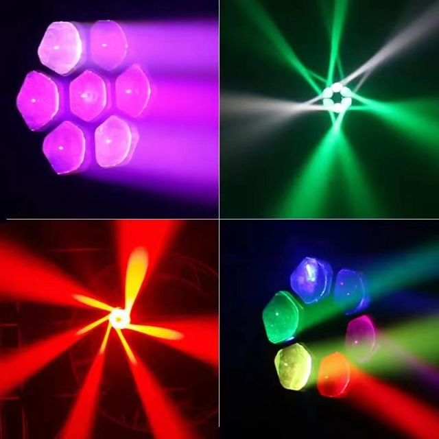 New Mini 7x40W LED Bee Eye Moving Head Light
