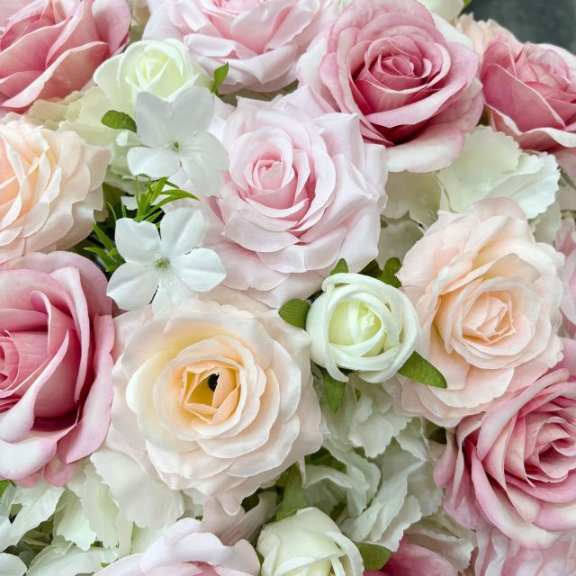 Artificial hydrangea and rose ball wedding table decoration for wedding centerpiece