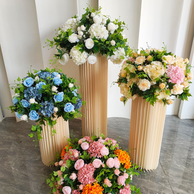 Rose Flower Ball for Wedding Table Decoration Wedding Centerpieces Artificial Flower Ball