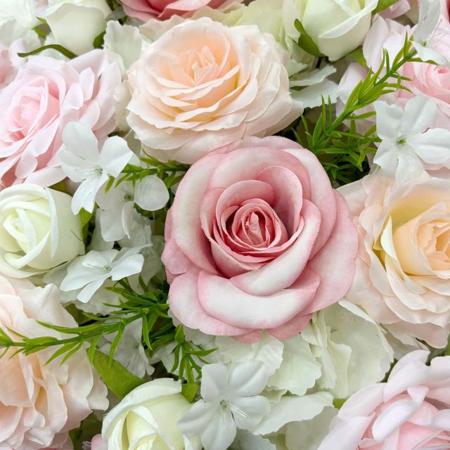 Artificial hydrangea and rose ball wedding table decoration for wedding centerpiece