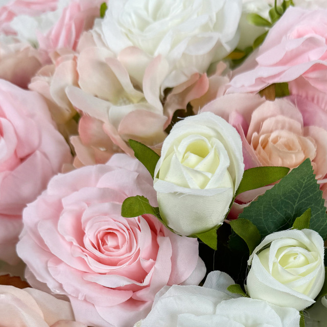 Luxury Wedding Rose Ball Centerpieces for Wedding Table Customize Red Artificial Flower Ball Silk Flowers Wholesale Flower Ball