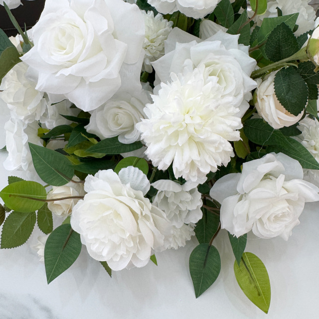 Wedding Real Touch Artificial Flower Ball  Elegant Flower Ball Centerpiece Table Decoration Flower for Wedding Event Decor