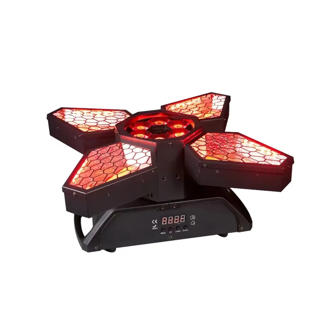 Four-leaf infinite rotation retro light