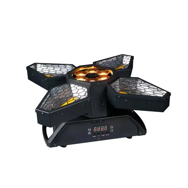 Four-leaf infinite rotation retro light