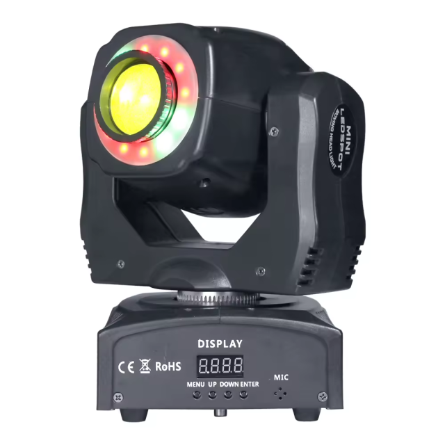 60W Spot moving head light with led ring