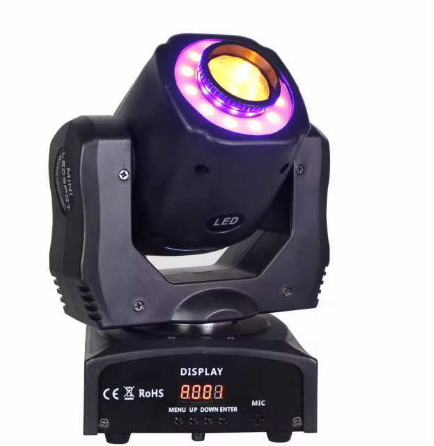 60W Spot moving head light with led ring