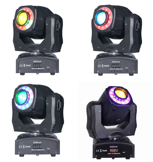 60W Spot moving head light with led ring