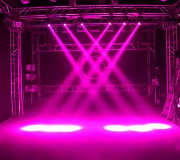 60W Beam Moving head light with led ring