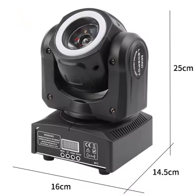 60W Beam Moving head light with led ring