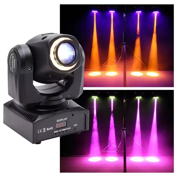 60W Spot moving head light with led ring