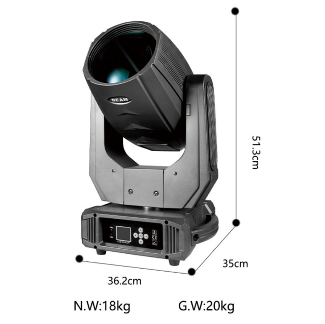 Philips 380W Prism King Sharpy Beam Moving head light