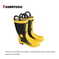 High quality Fire Fighting Safety Protective Fire Rubber Anti-puncture Fireman Boots