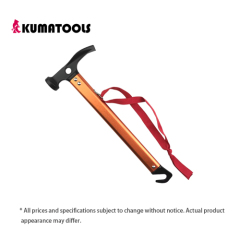 Camping Tent Peg Hammer with Red Ribbon