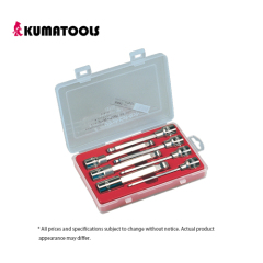 Taper Head Hex Key Socket Bit  7-Piece Plastic Case Set 21TB-S7