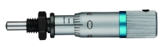 Microm. Head, Spindle Feed 0,1mm/rev. 0-5mm, Clamp Nut, Spherical Spindle 148-245