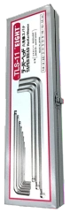 Taper Head Hex Key Wrench 11-Piece Metal Case Set TLS-11