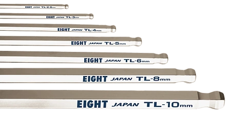 Taper Head Hex Key Wrench  9-Piece Silk Printing On The Wrenches With Holder Set  TLS-9NX