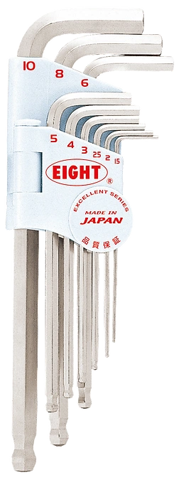 Taper Head Hex Key Wrench 9-Piece Door Holder Set TMS-9