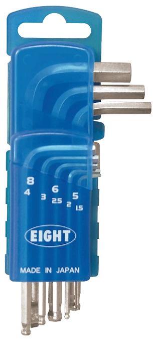 Taper Head Hex Key Wrench 8-Piece Door Holder Set TS-8D