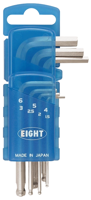 Taper Head Hex Key Wrench 7-Piece Door Holder Set TS-7SD