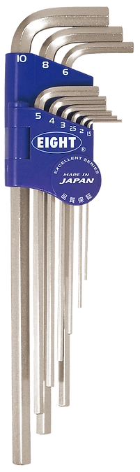 Hex Key Wrench 9-Piece Double Decker Type Holder Set   LHS-9N