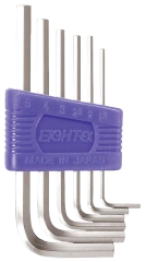 Hex Key Wrench 6-Piece Flat Type Holder Set RS-6