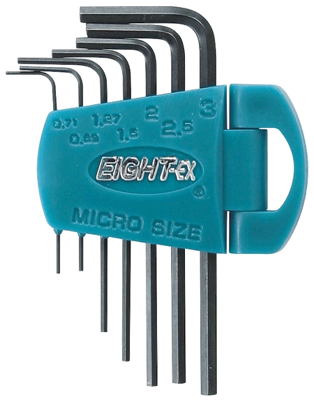 Hex Key Wrench 7-Piece Micro Size Holder Set M-7MH