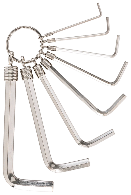 Hex Key Wrench 8-Piece Ring Set 004-5NP