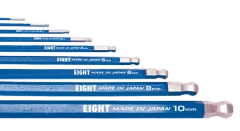 Taper Head Hex Key Wrench 9-Piece Single Colour Wrench Holder Set (Blue) TLC-S9NBL