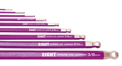 Taper Head Hex Key Wrench 9-Piece Single Colour Wrench Holder Set (Purple) TEL-S9NPU