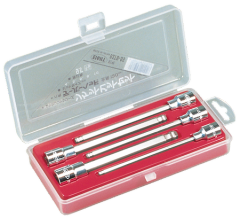 Taper Head Hex Key Socket Bit 5-Piece Plastic Case Set 83TB-S5