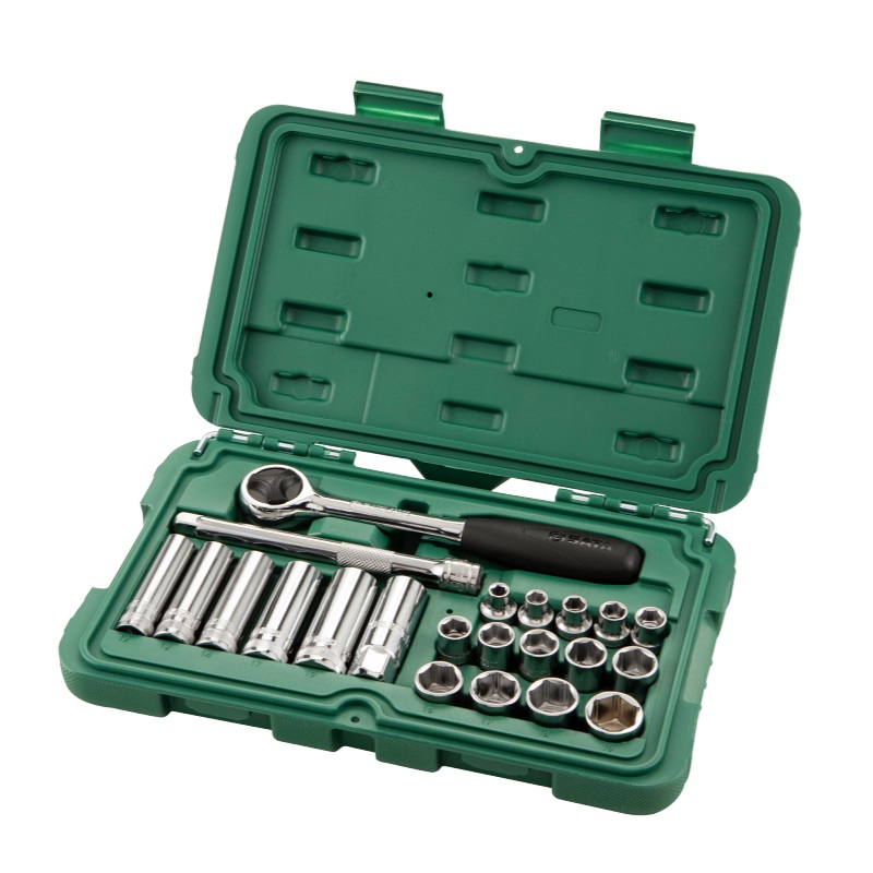 21Pc. 3/8" Dr. Socket Set 09524,Socket Bits