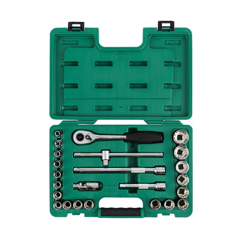 24Pc. 1/2" Dr. 12pt Socket Set (Metric)09060