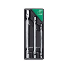 3Pc. Flex Head Socket Wrench Set 09044