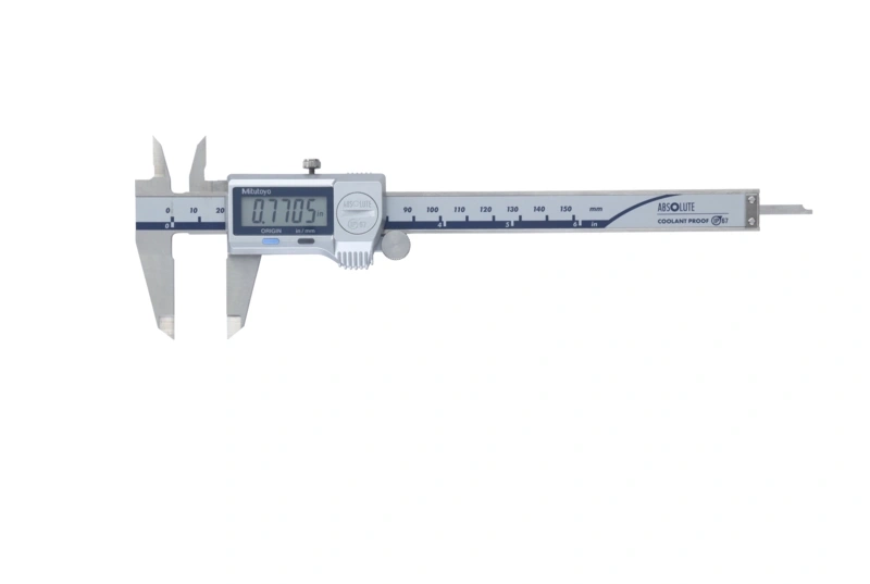Digital ABS Caliper CoolantProof IP67 Inch/Metric, 0-6", Thumb Ro., w/o Output 500-752-20