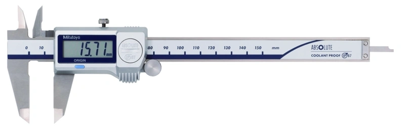 Digital ABS Caliper CoolantProof IP67 0-150mm, Blade, Thumb Roller, w/o Output 500-702-20