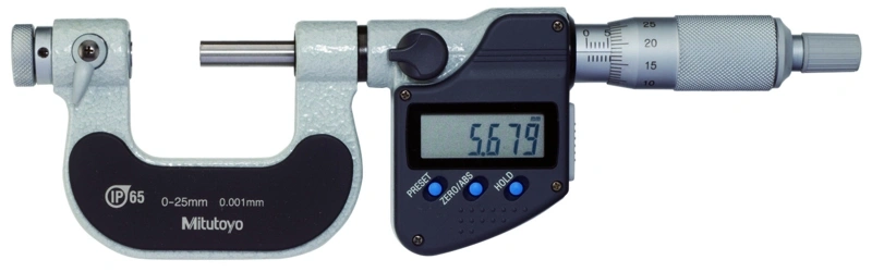 Digital Screw Thread Micrometer IP65 0-25mm 326-251-30