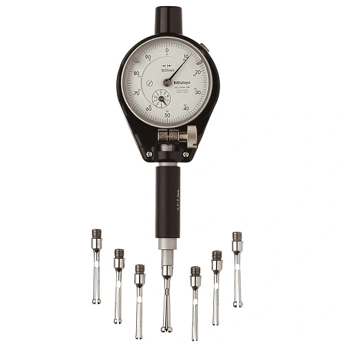 2-Point Inside Measuring Instrument Bore Gauge for Extra Small Holes, 0,95-1,55mm, w/o Indicator 526-170-10