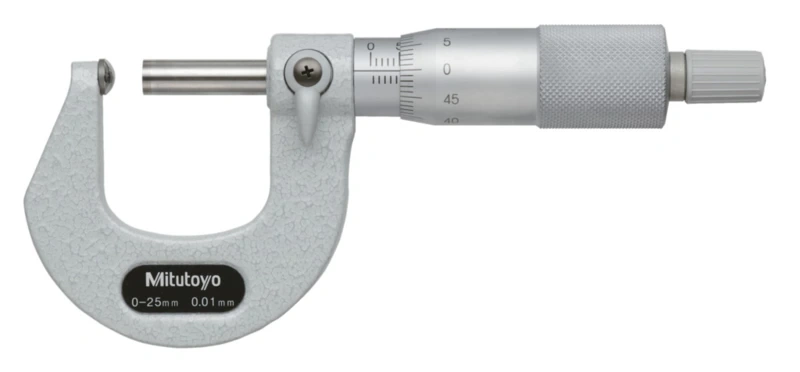 Tube Micrometer, Spherical Anvil 0-25mm 115-115