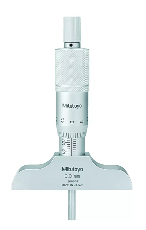 Depth Micrometer 0-25mm, 63mm Base 128-101