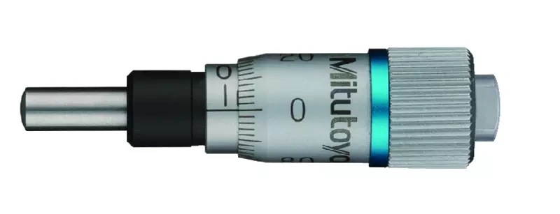 Micrometer Head, Spindle Feed 0,1mm/rev. 0-6,5mm, 0,002mm, Spherical 148-242-10